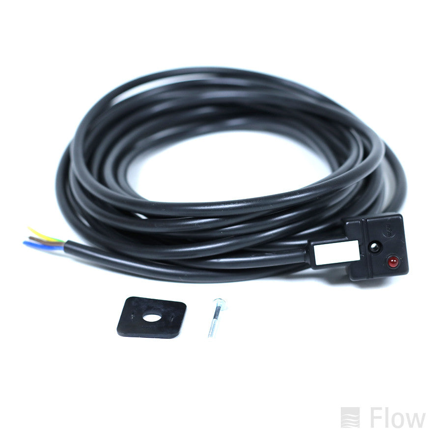 4-Pin Cordset Single Ended; DIN with LED; 5 Meters Long