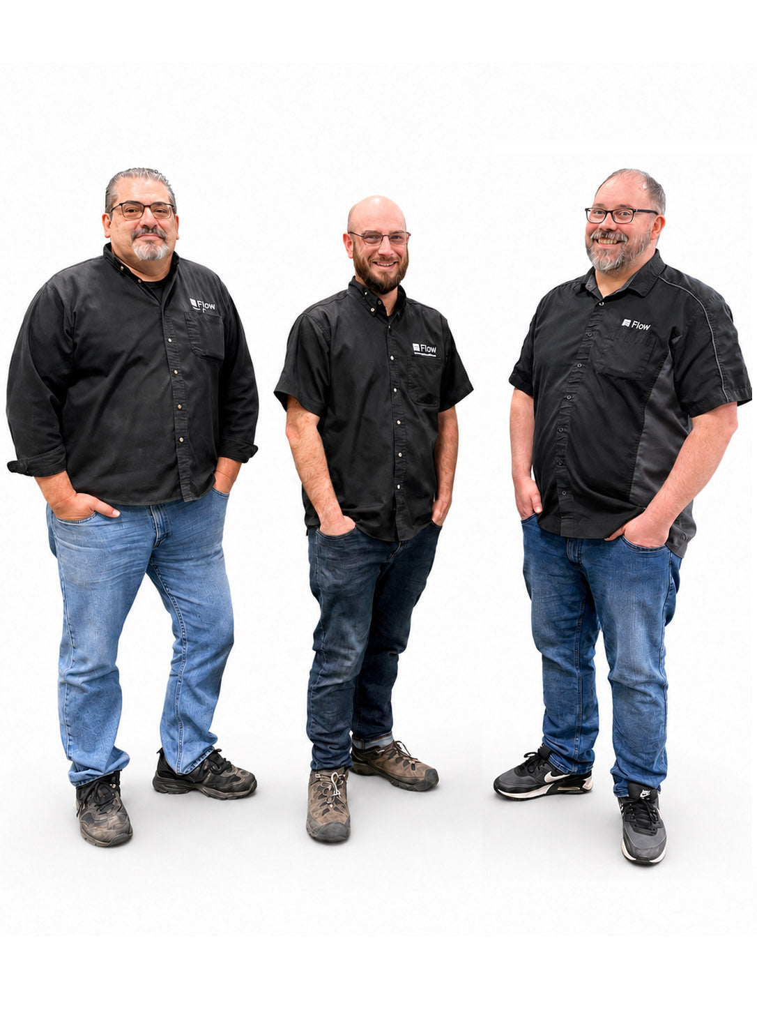 Three Flow Waterjet Techs