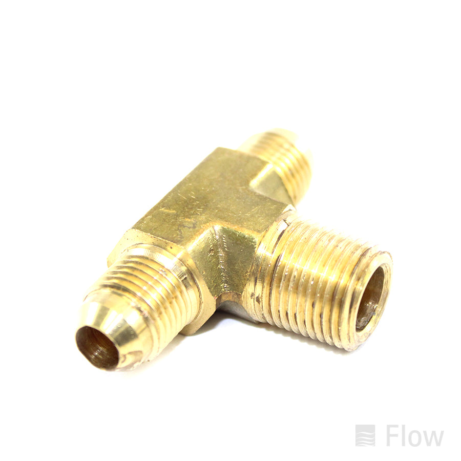 Brass Tee Fitting -6 JIC 3/8" NPT
