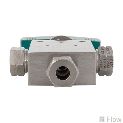 Valve; 3-Way; 60 KSI; 3/8"; VEE